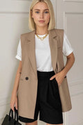 Viona sleeveless blazer