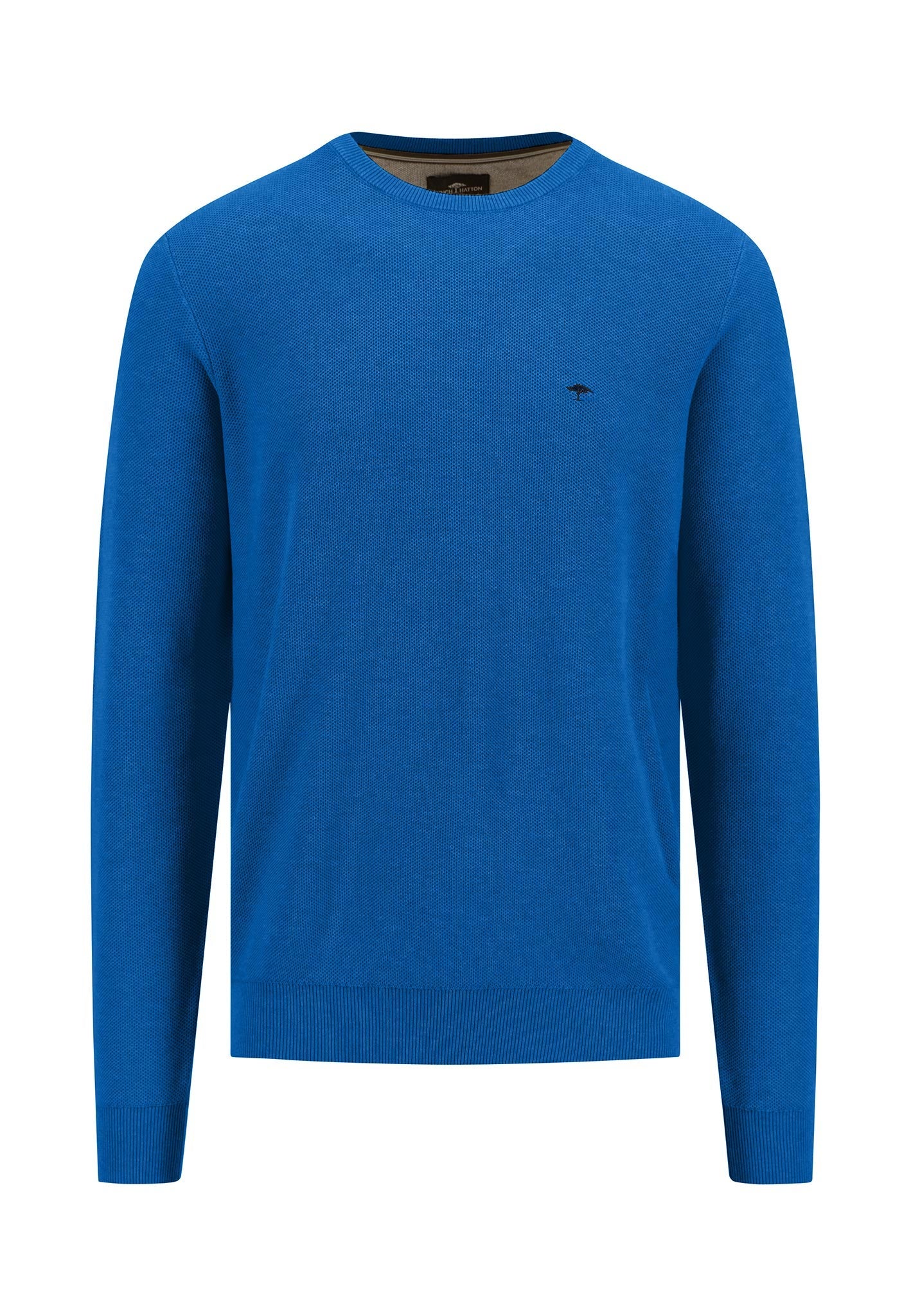 Blauwe trui O-neck
