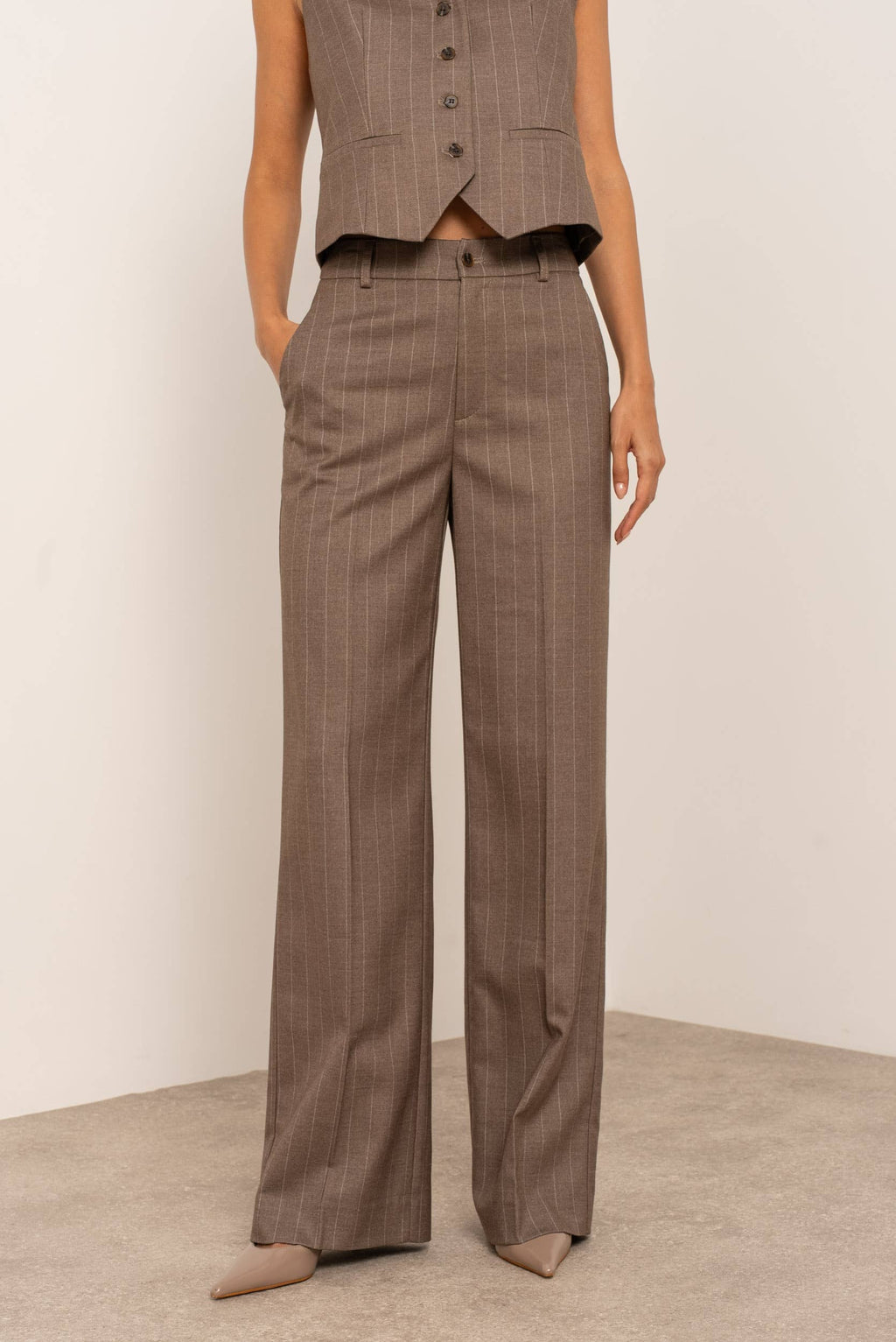 Gestreepte maatbroek