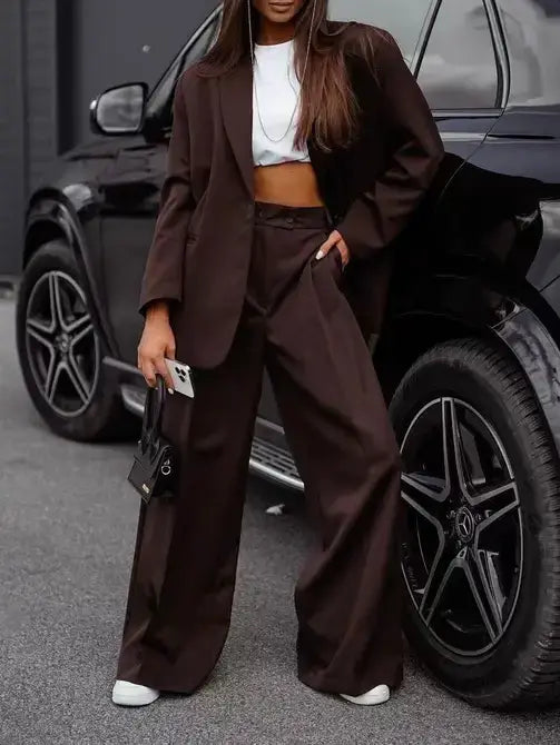 Set: Jas en Wijde Broek