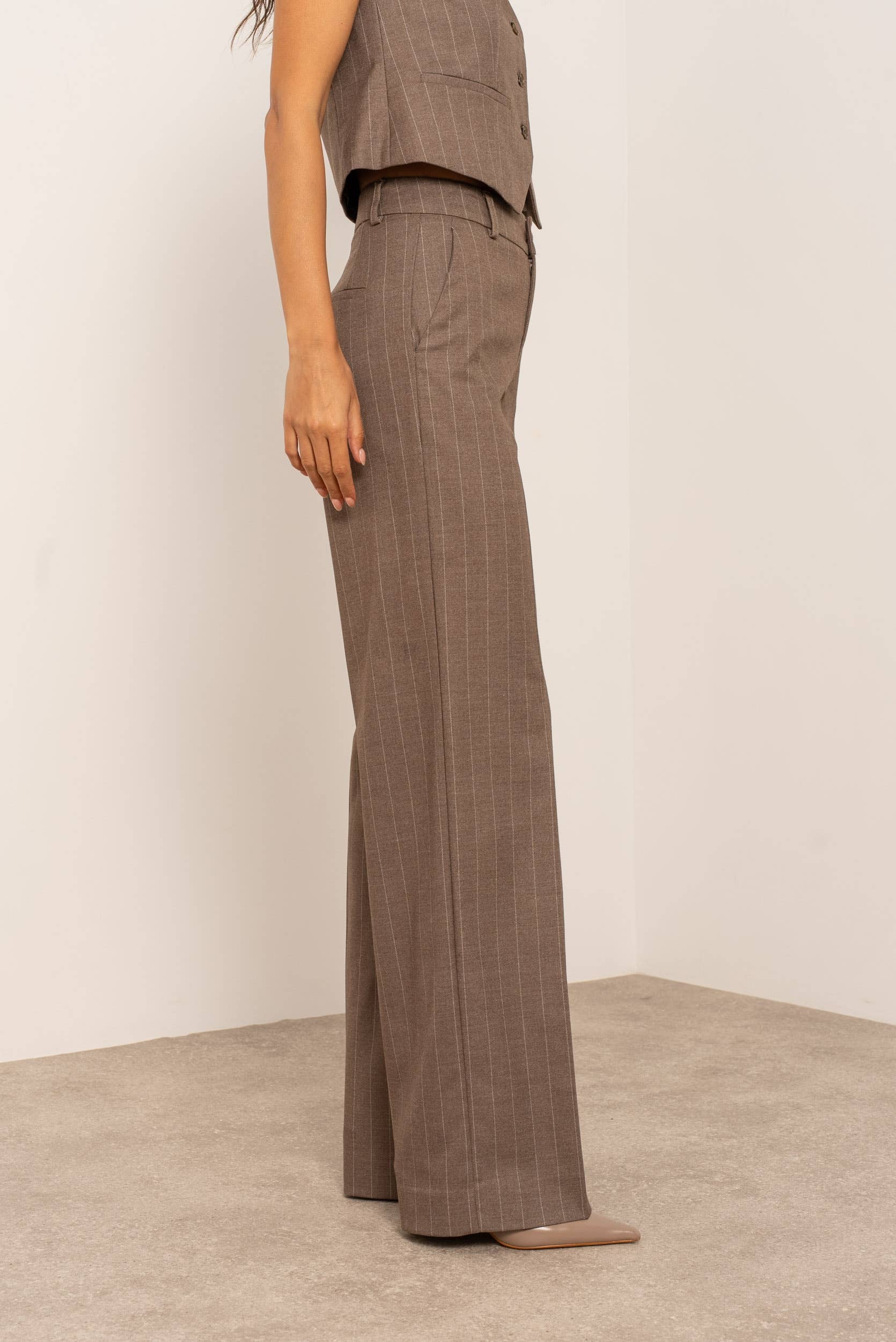 Gestreepte maatbroek