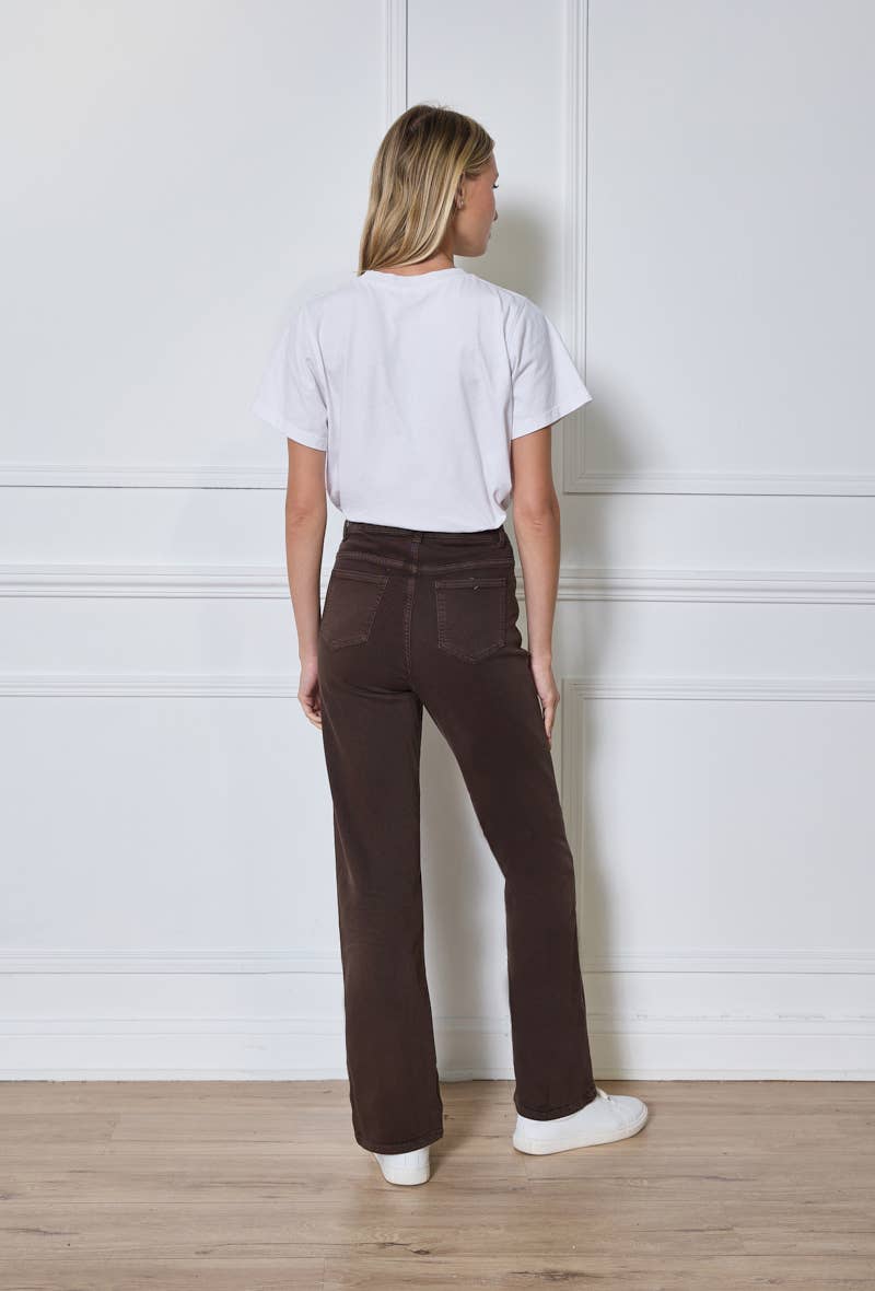 Wide Leg Stretch Broek Plus size