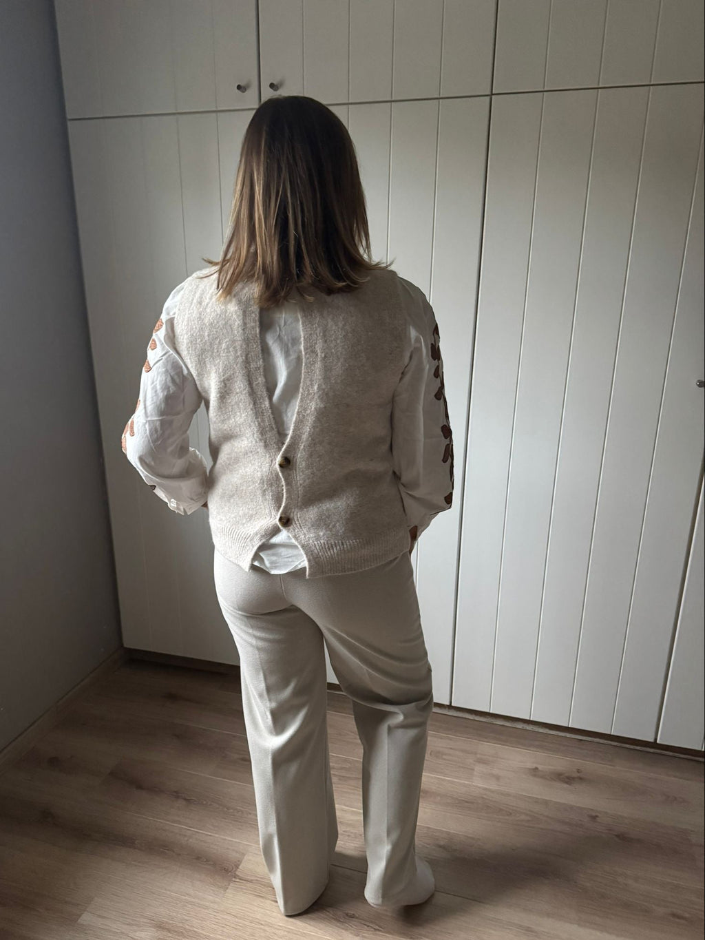 Debardeur met open achterkant