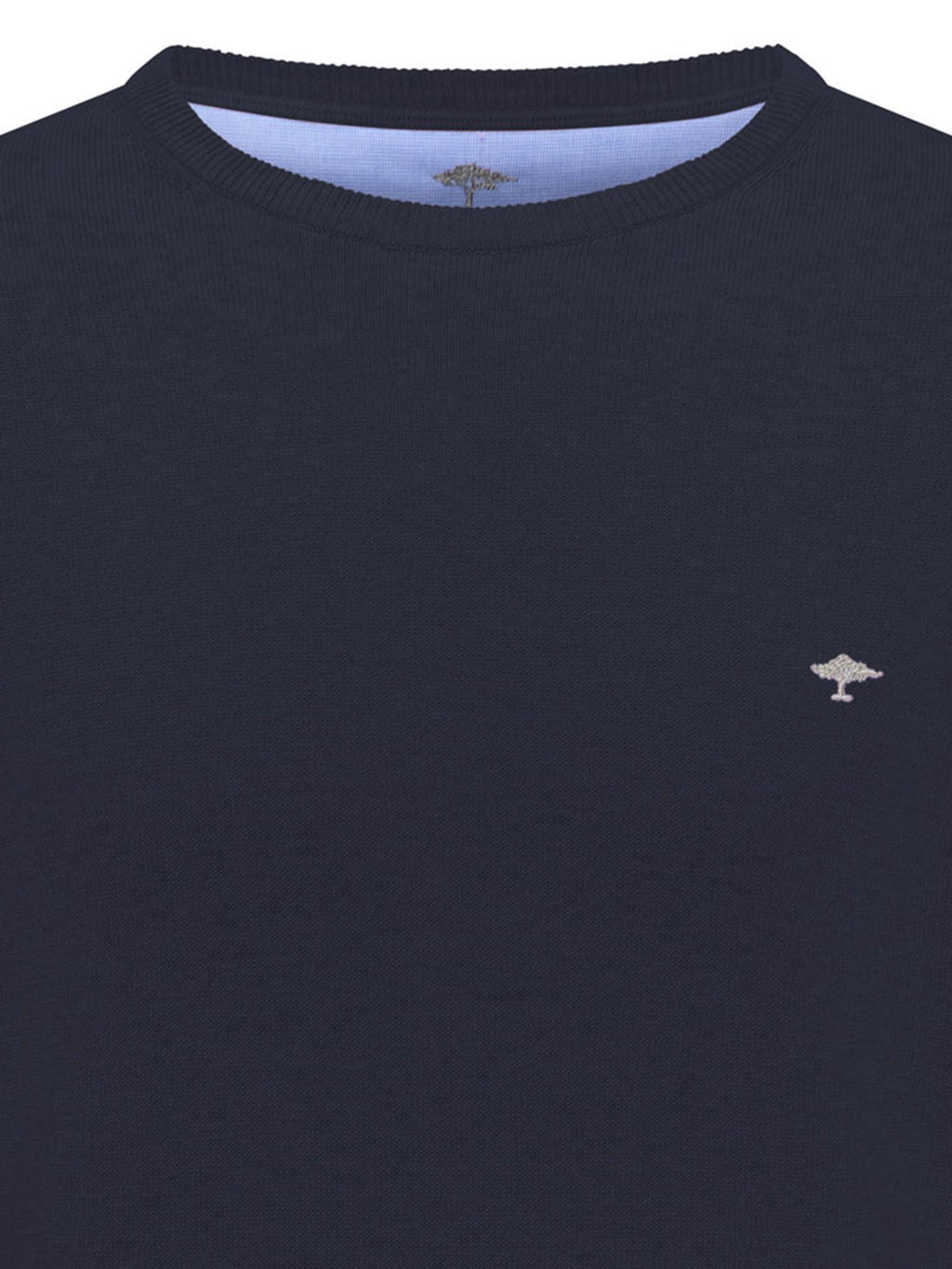 Donker blauwe trui O-neck