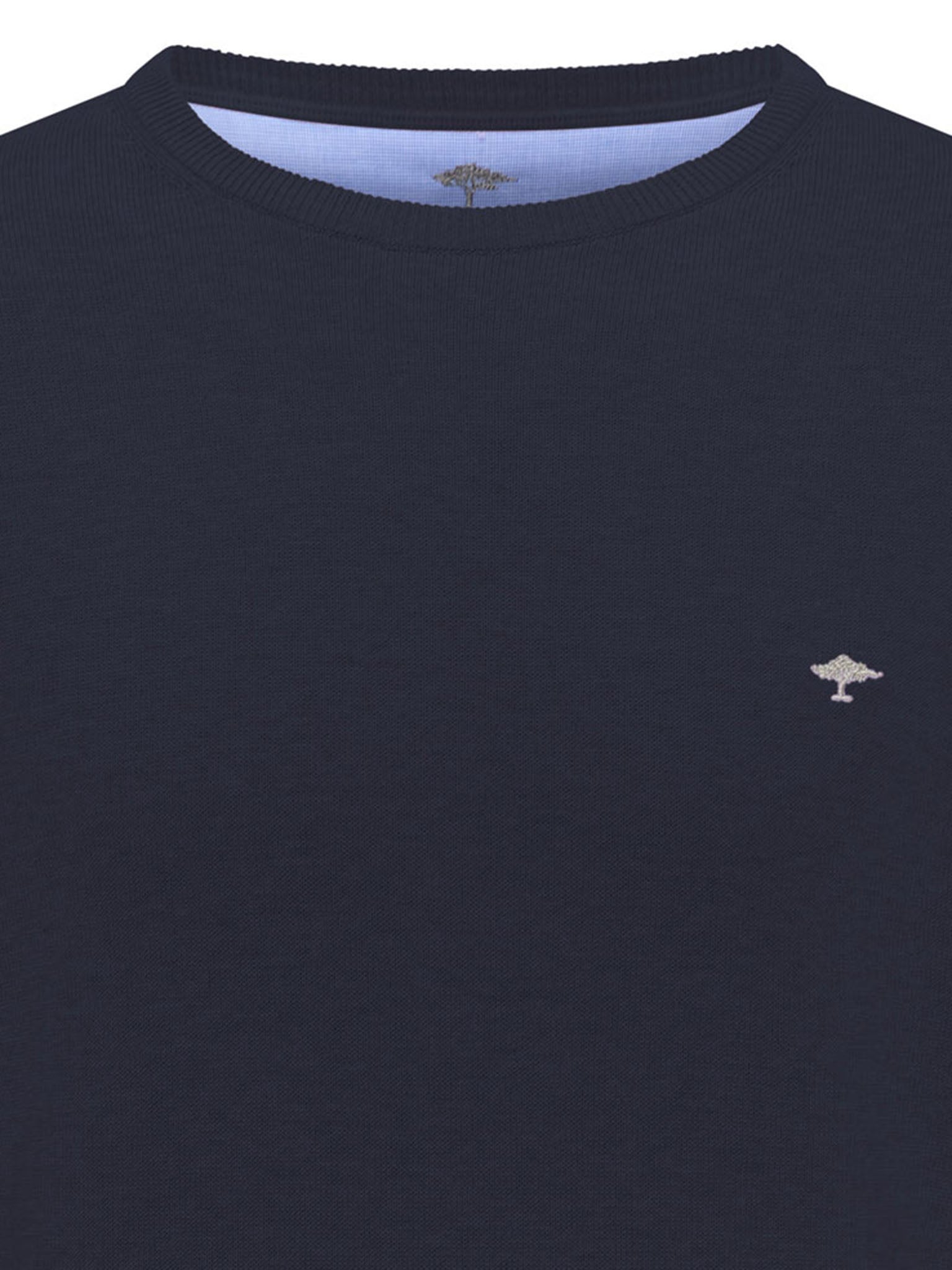 Donker blauwe trui O-neck