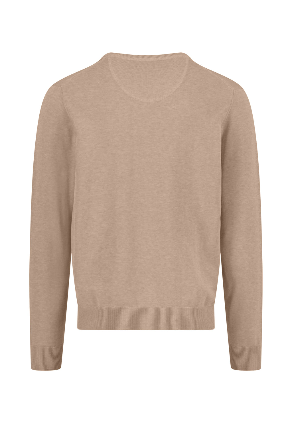 Taupe trui O-neck