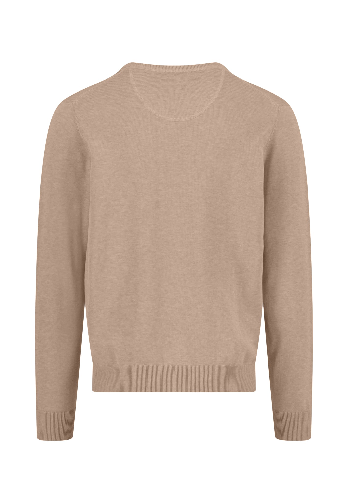 Taupe trui O-neck