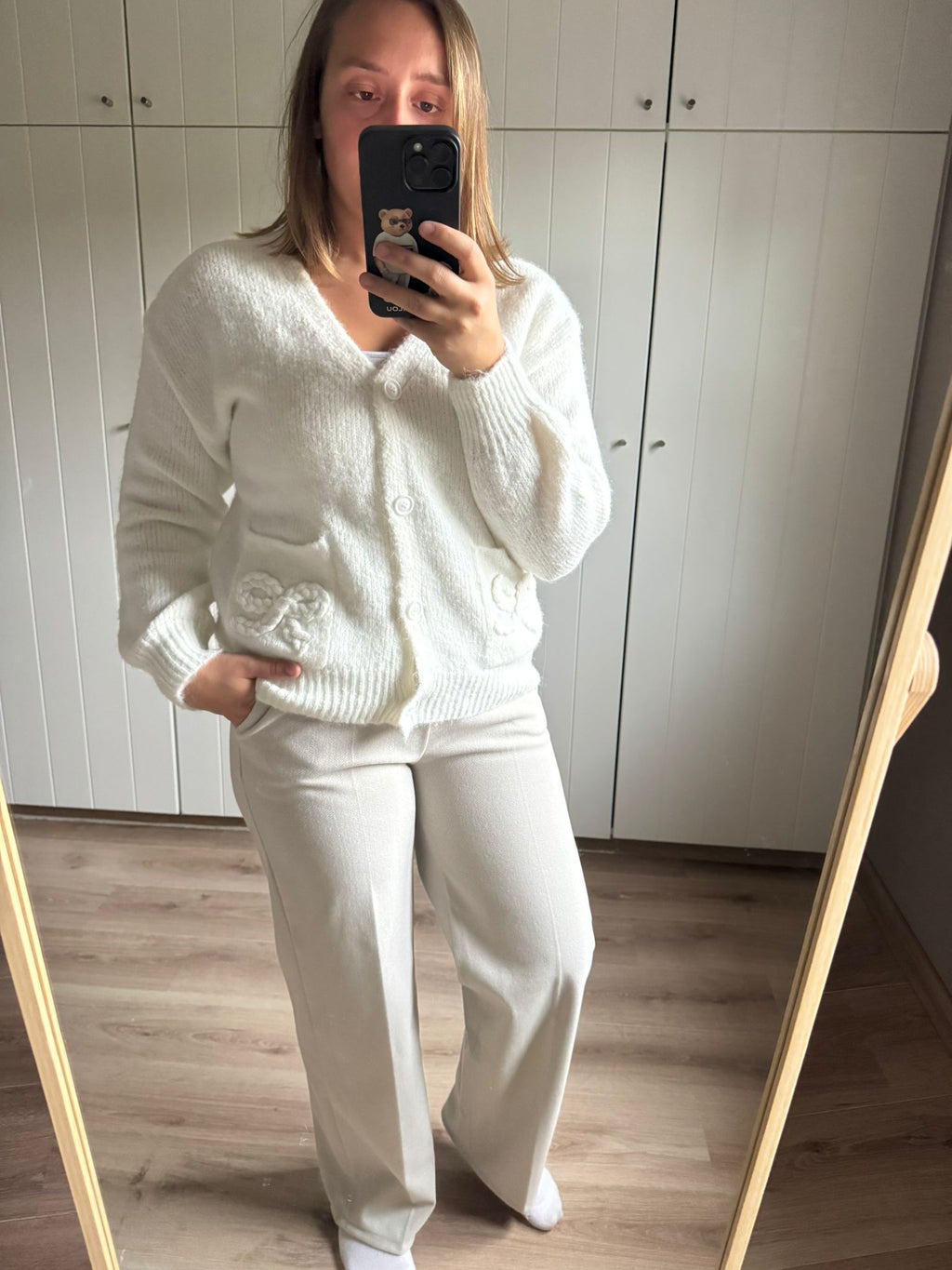 Mia cardigan wit