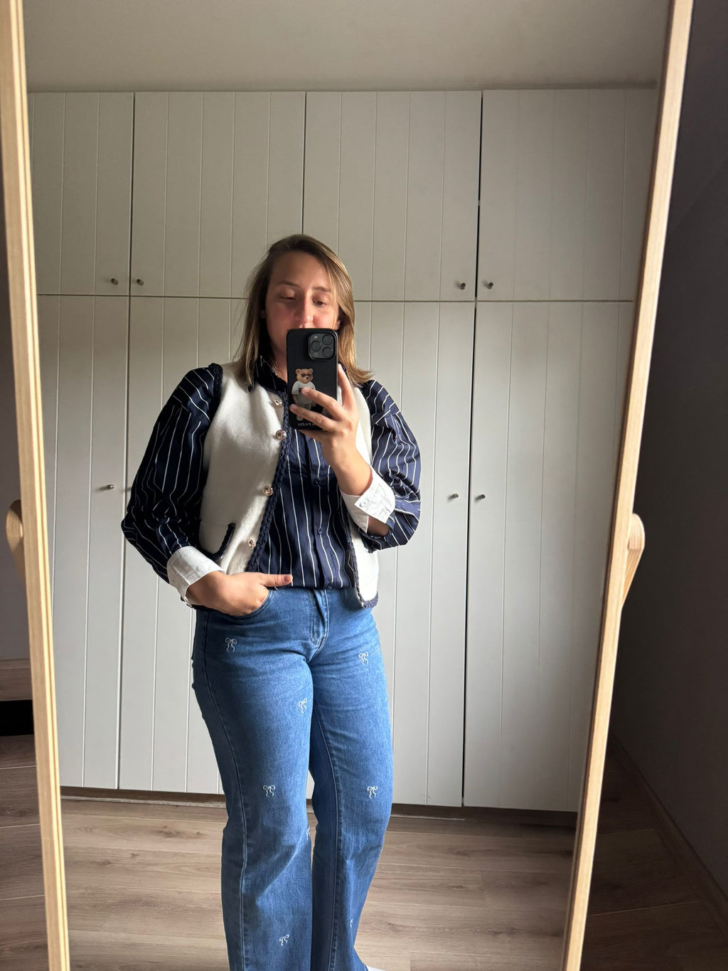 Cardigan zonder mouwen