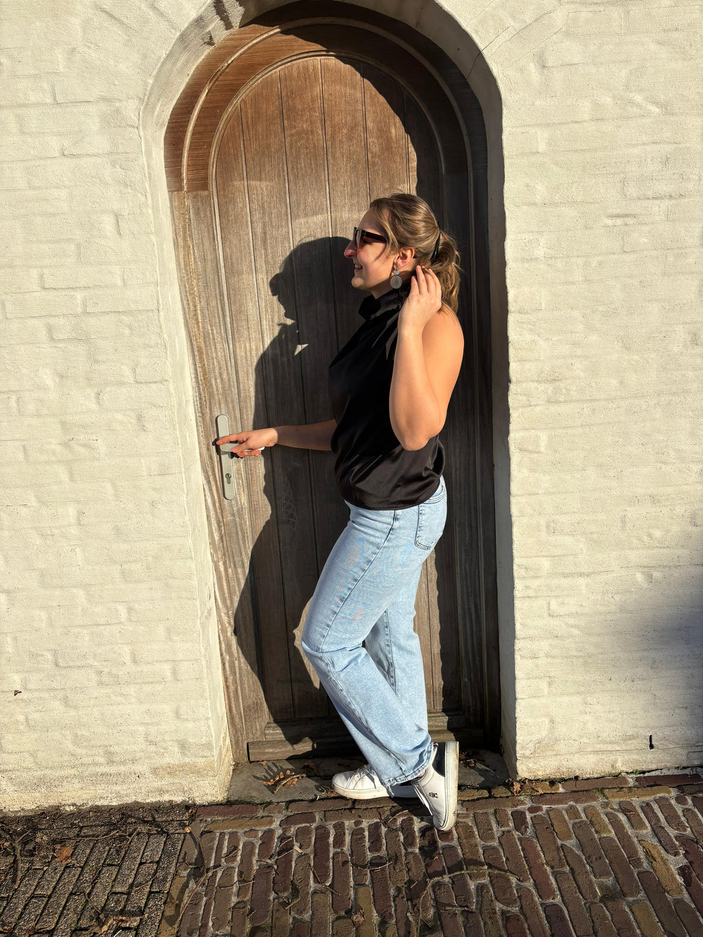 Talia top zwart