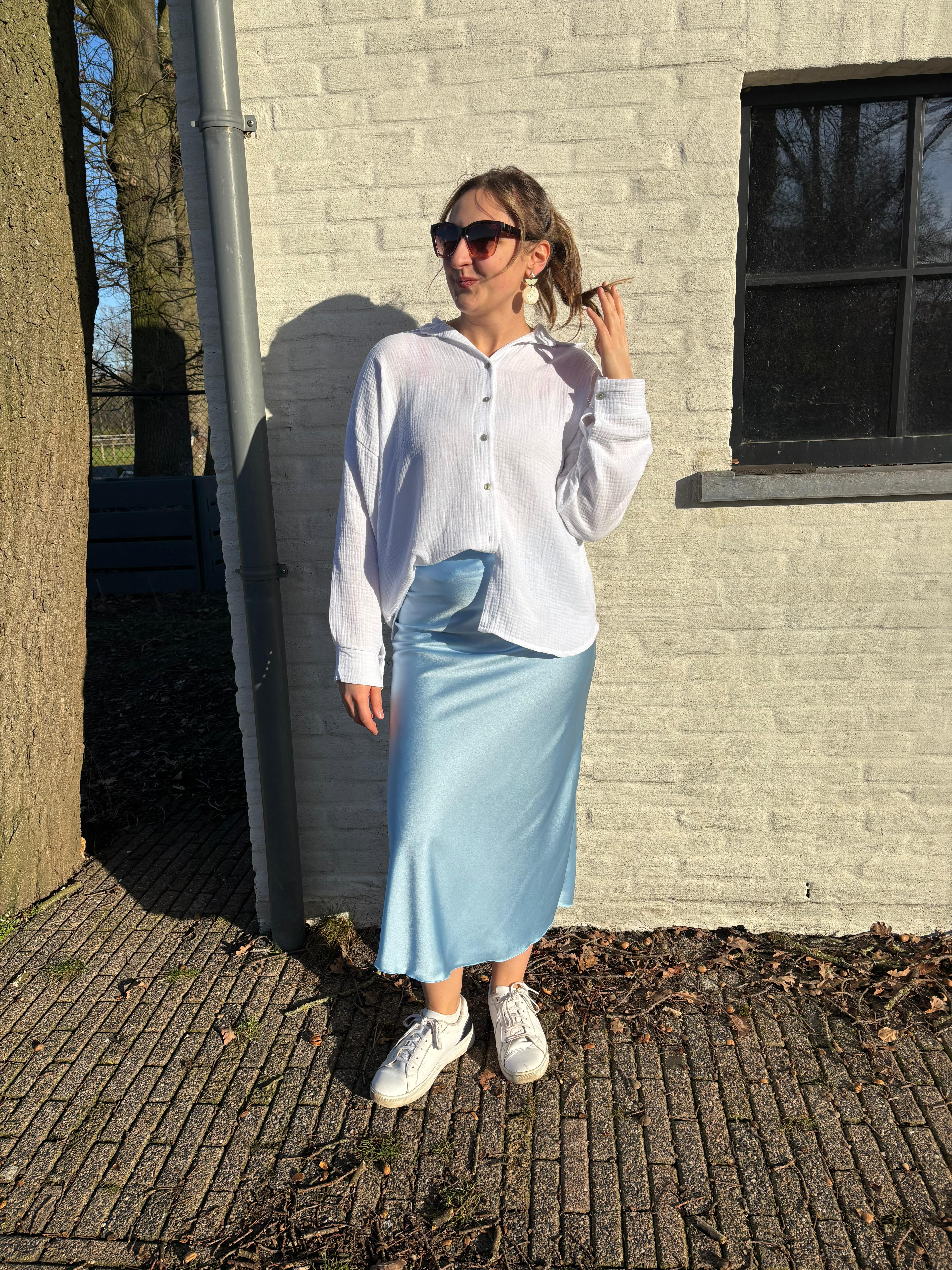 Bella satijnen rok