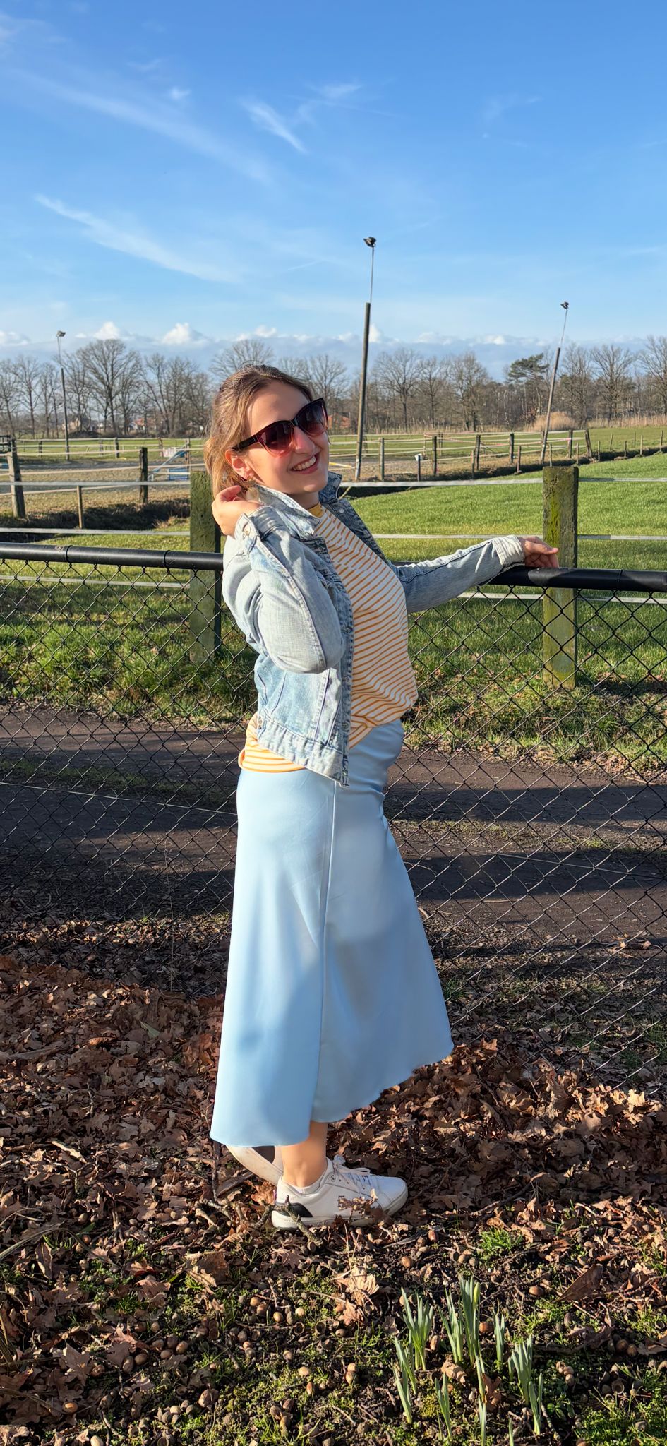 Bella satijnen rok
