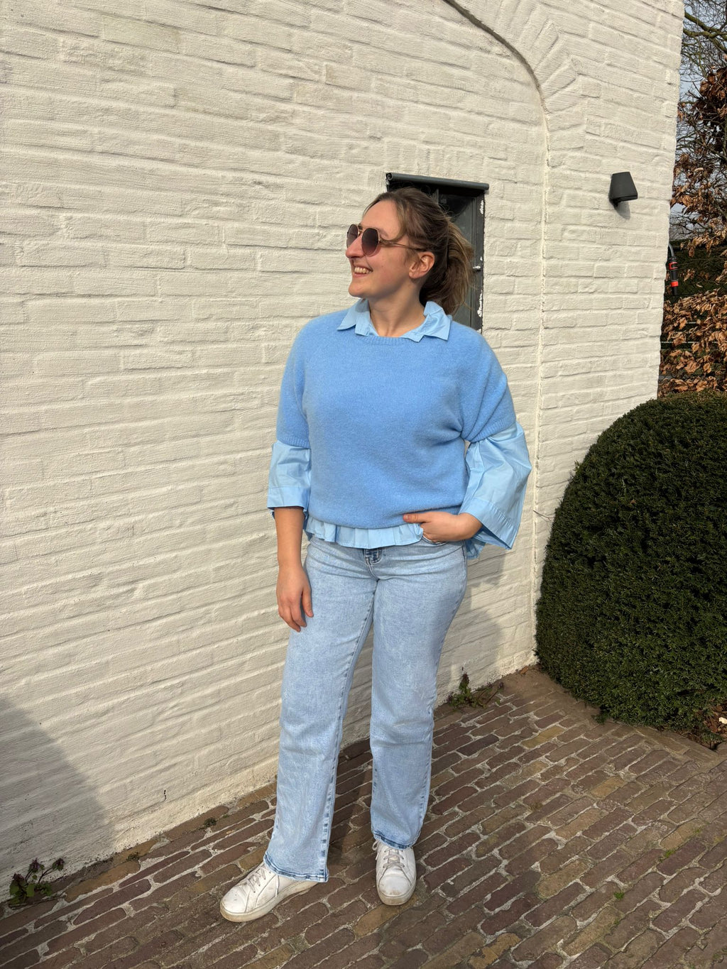 Lina pull blauw