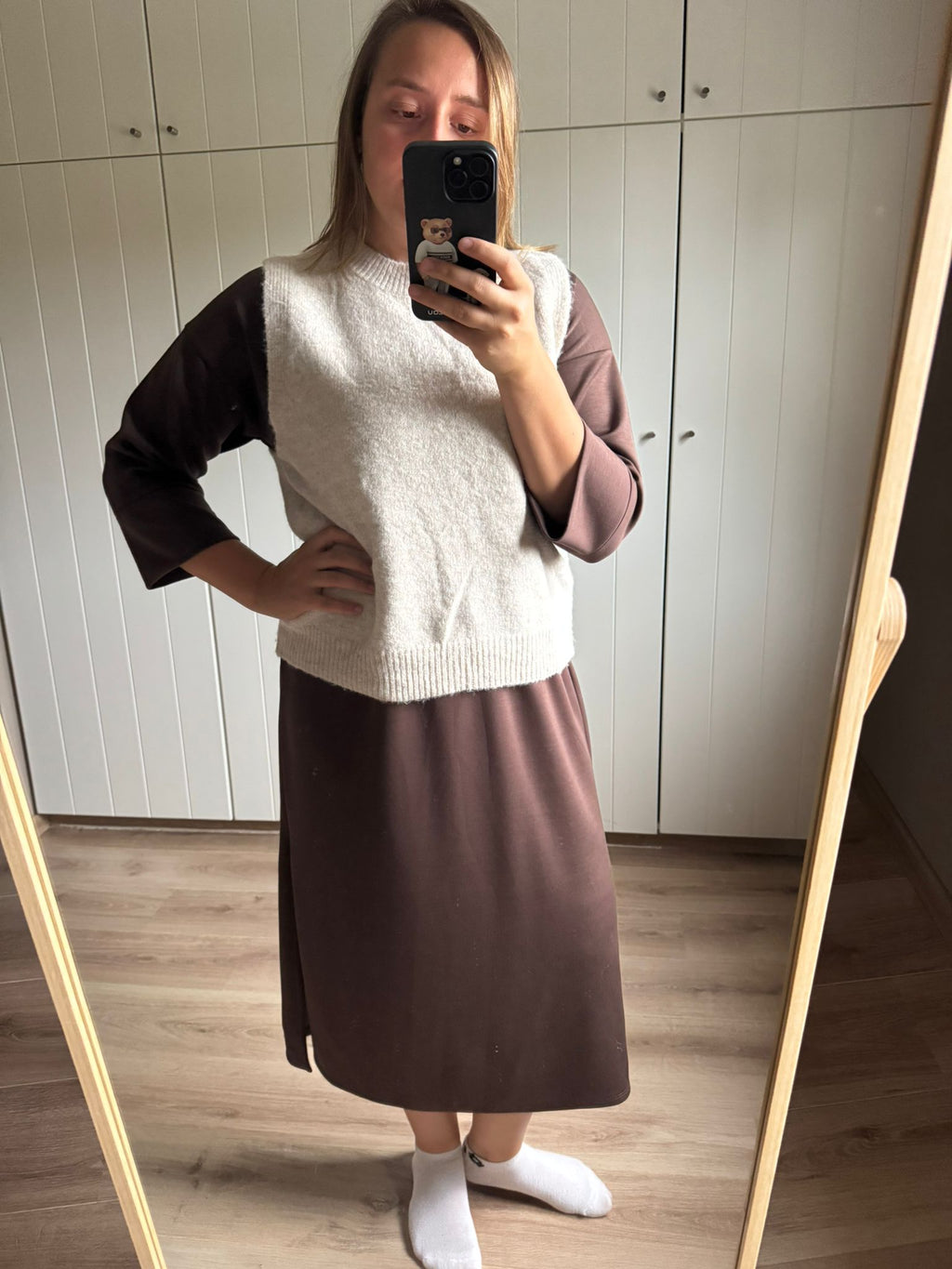 Debardeur met open achterkant