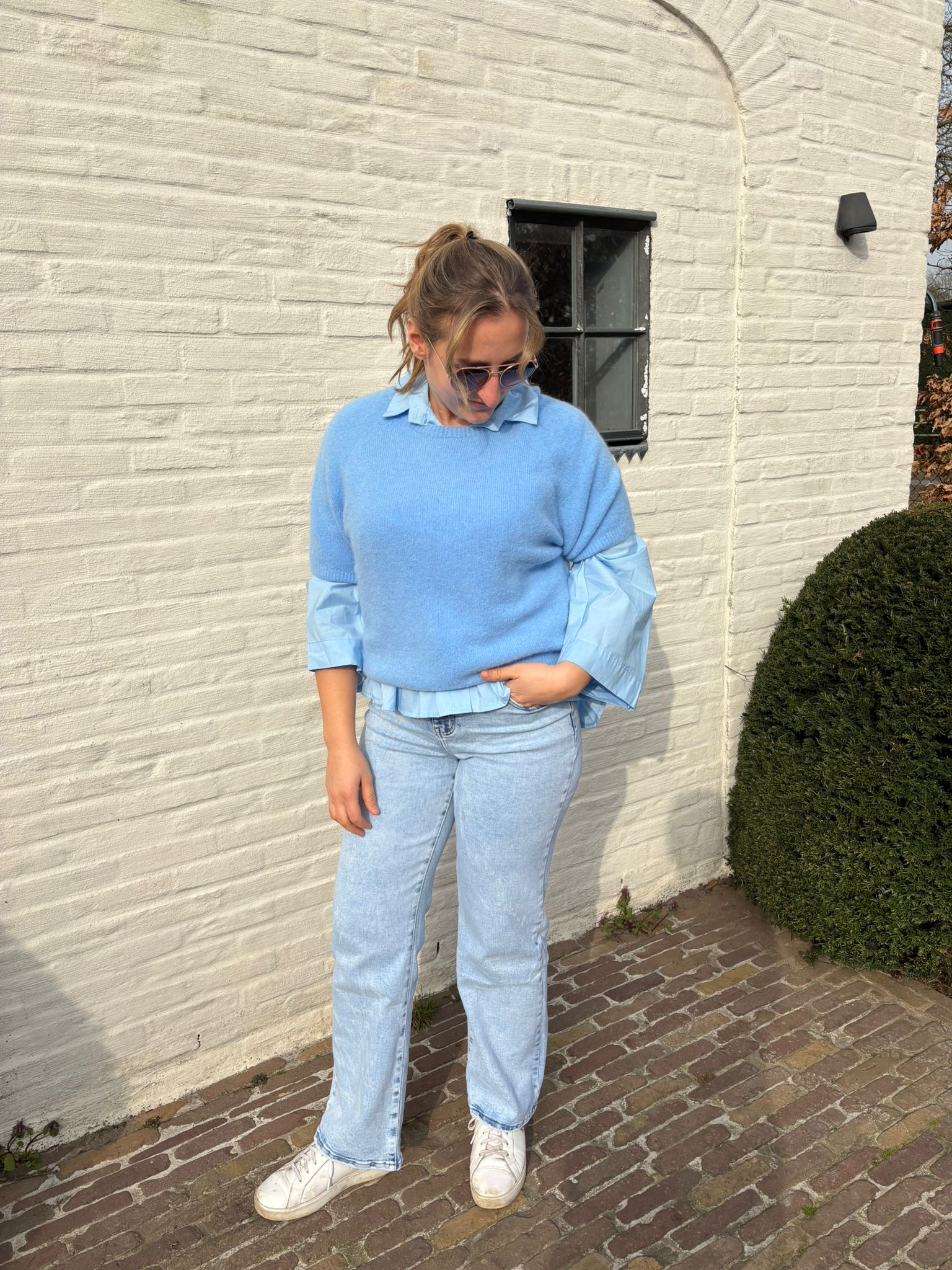 Lina pull blauw