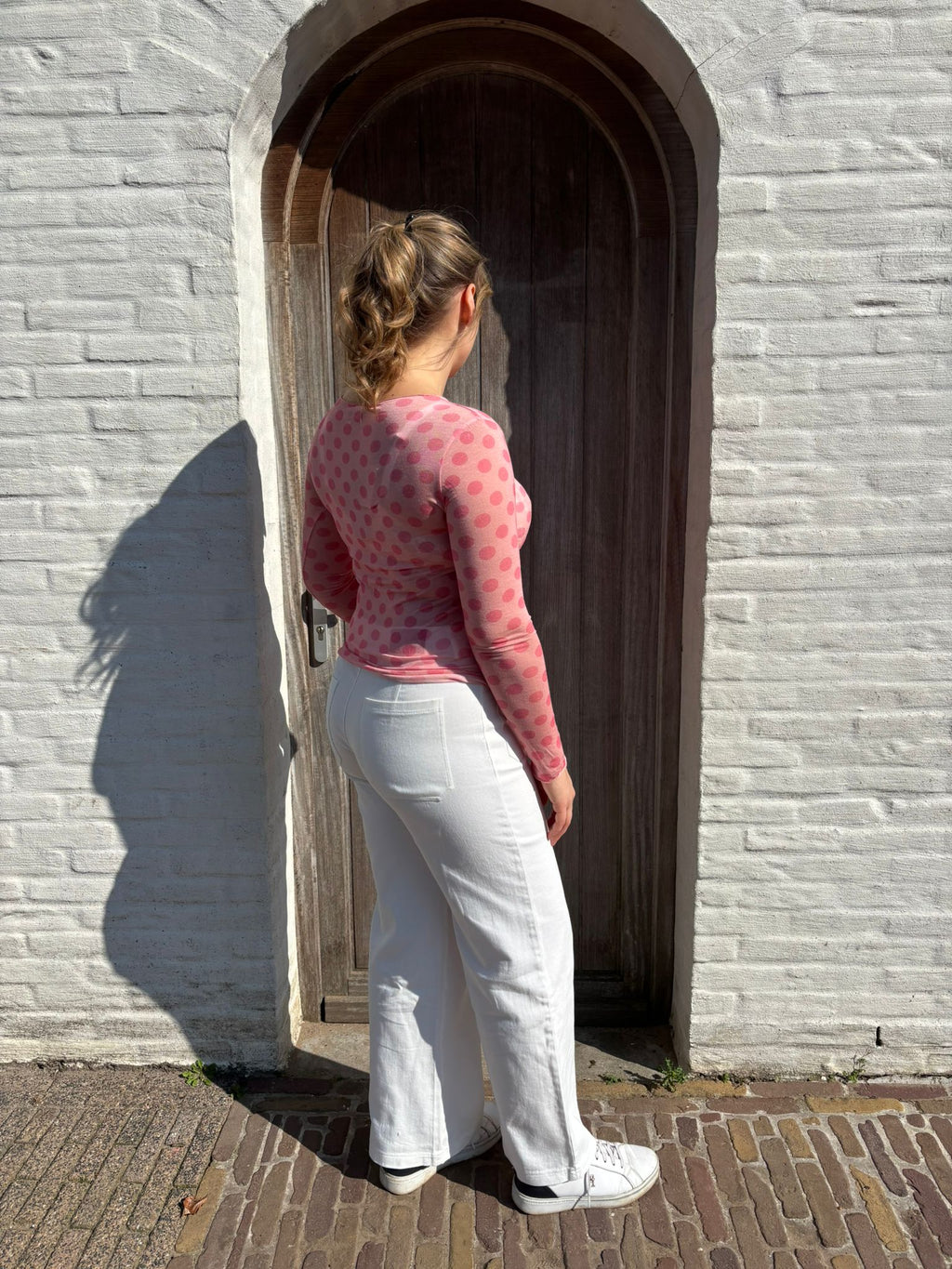 Elora polkadot roze