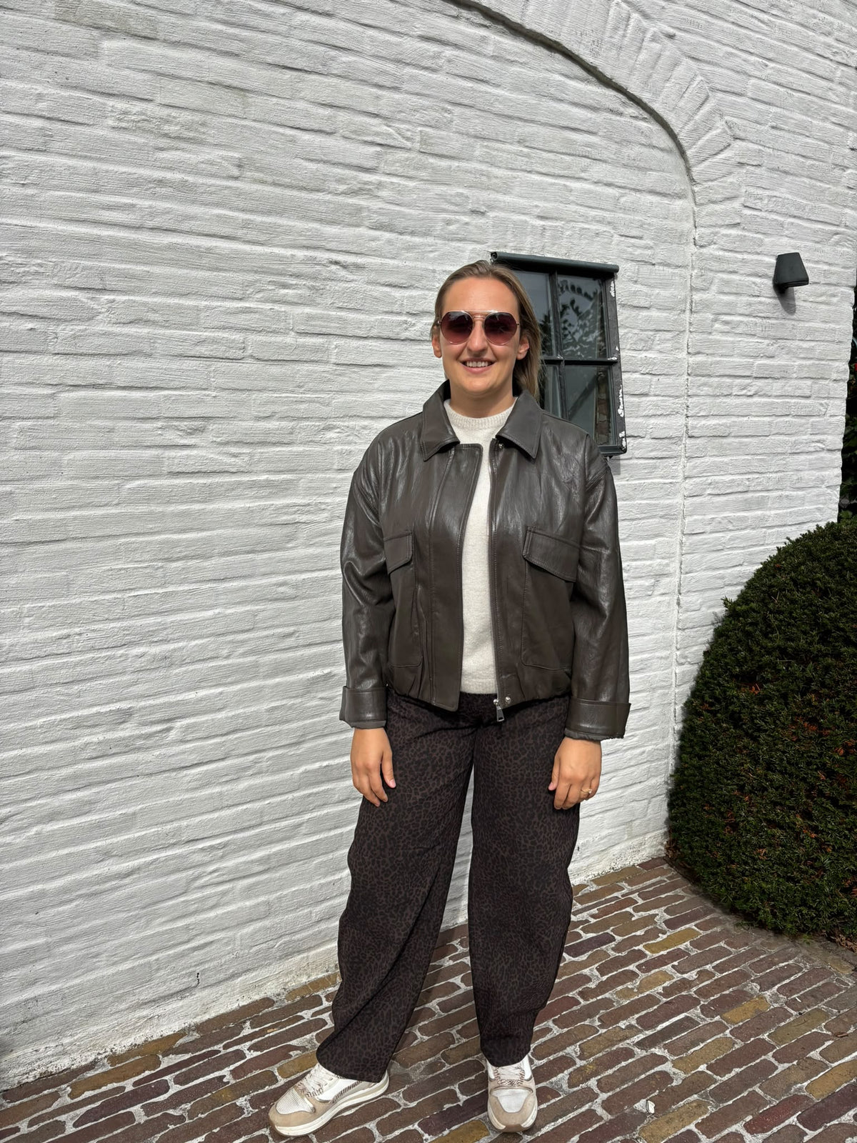 Céleste leren vest