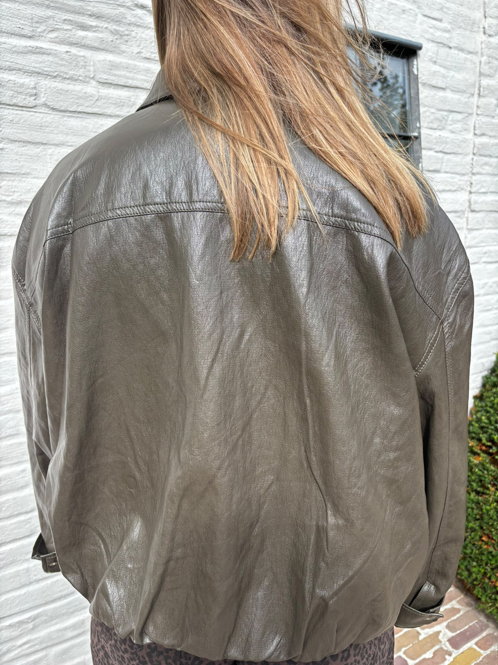 Céleste leren vest